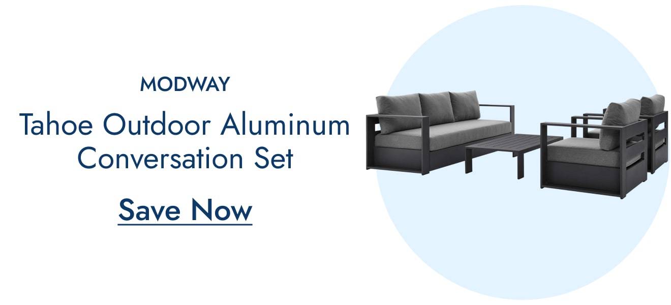 Tahoe Outdoor Aluminum Conversation Set