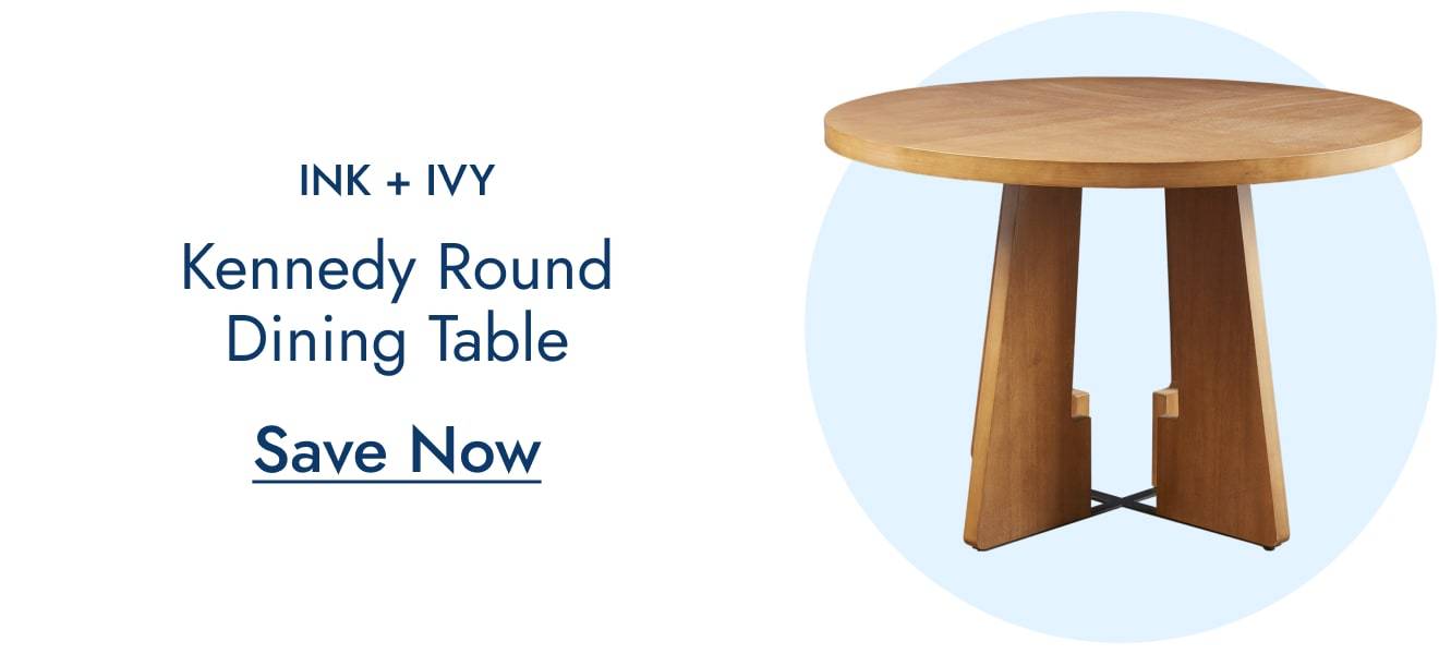 INK + IVY Kennedy Round Dining Table