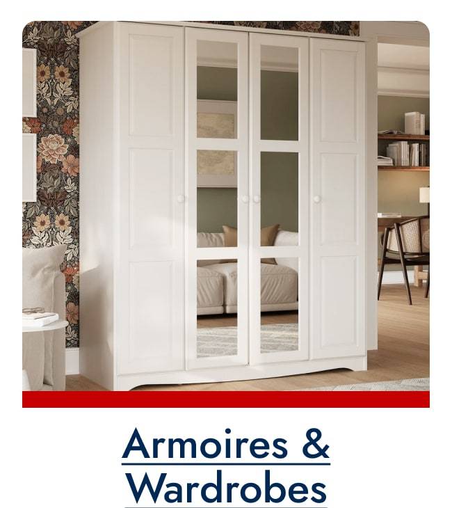 Save on Armoires & Wardrobes