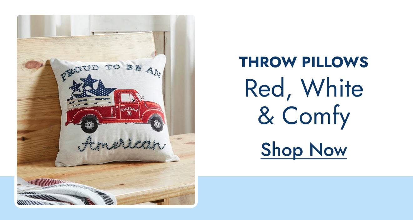 Shop Red, White & Comfy Throw Pillows