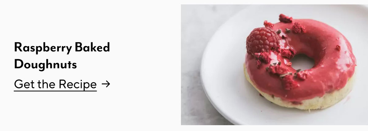 Raspberry Baked Doughnuts