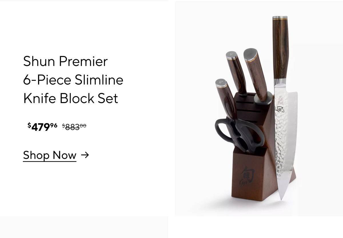 Shun Premier 6-Piece Slimline Block Set