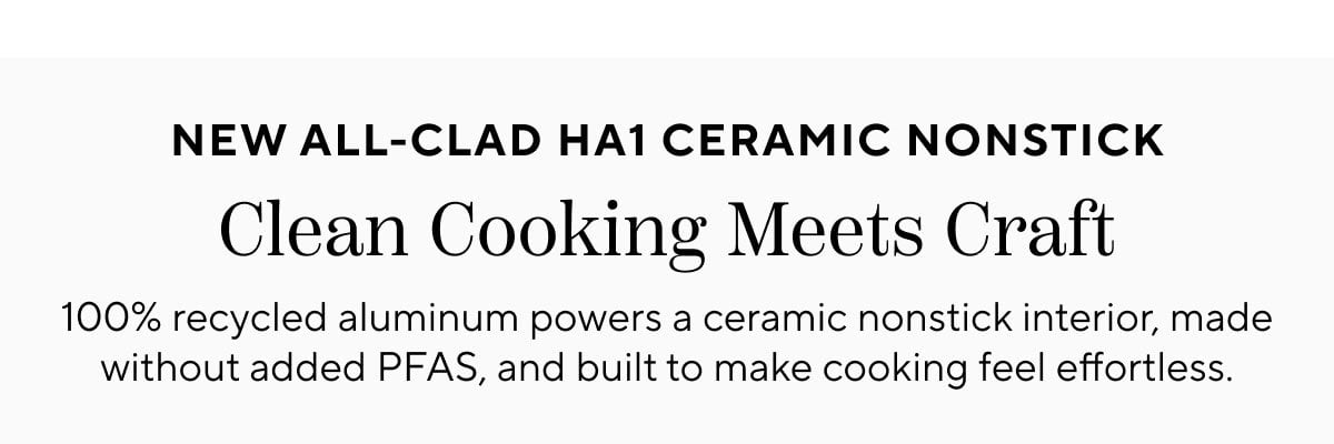 NEW ALL-CLAD HA1 CERAMIC NONSTICK