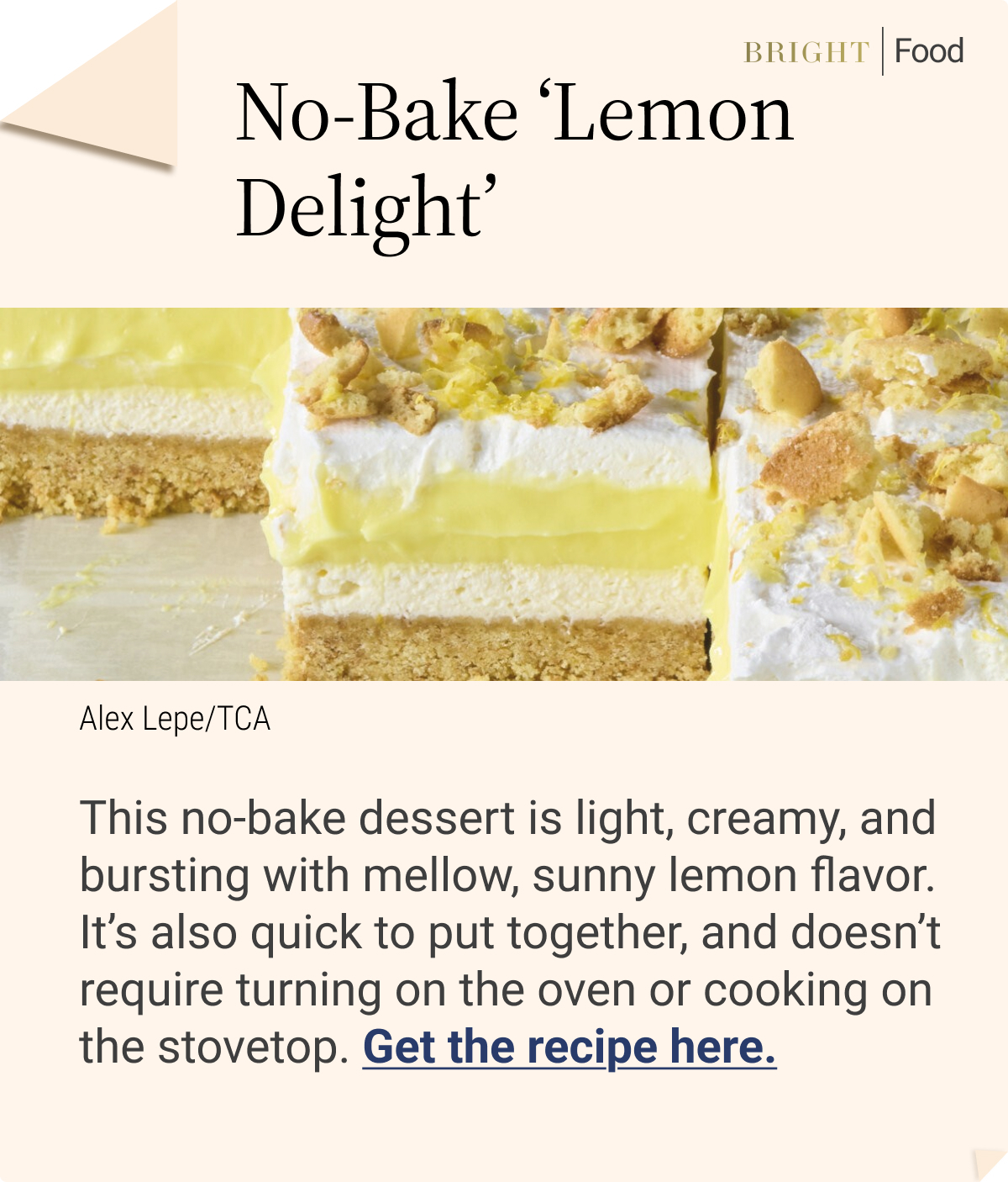 Today's Recipe