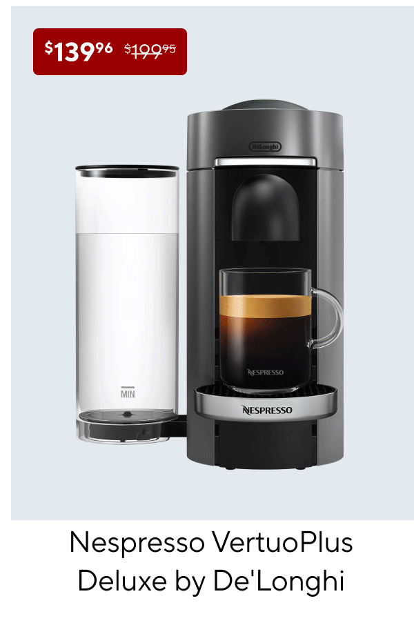 Nespresso VertuoPlus Deluxe by De'Longhi, Titan
