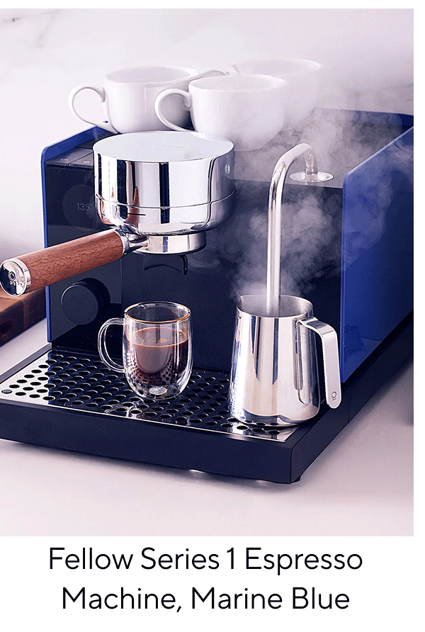 Fellow Series 1 Espresso Machine, Marine Blue