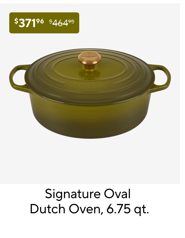 Signature Oval  Dutch Oven, 6.75 qt.