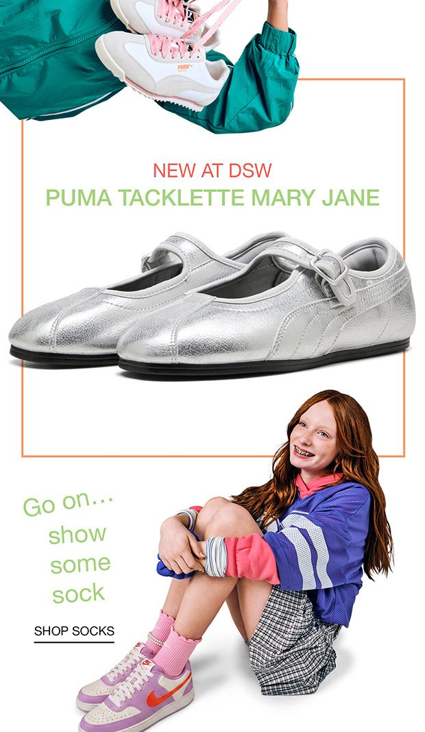 New At DSW - Puna Tacklette Mary Jane - Shop Socks