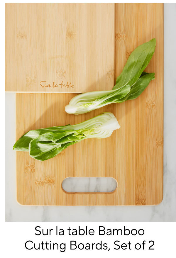 Sur La Table Bamboo Cutting Boards, Set of 2