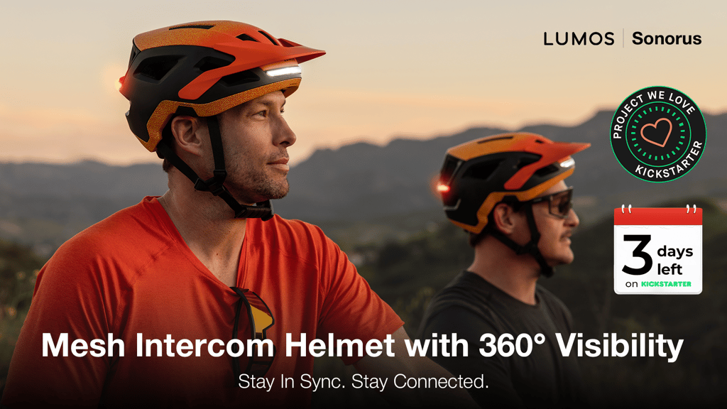 Lumos Sonorus: Mesh Intercom Helmet with 360° Visibility