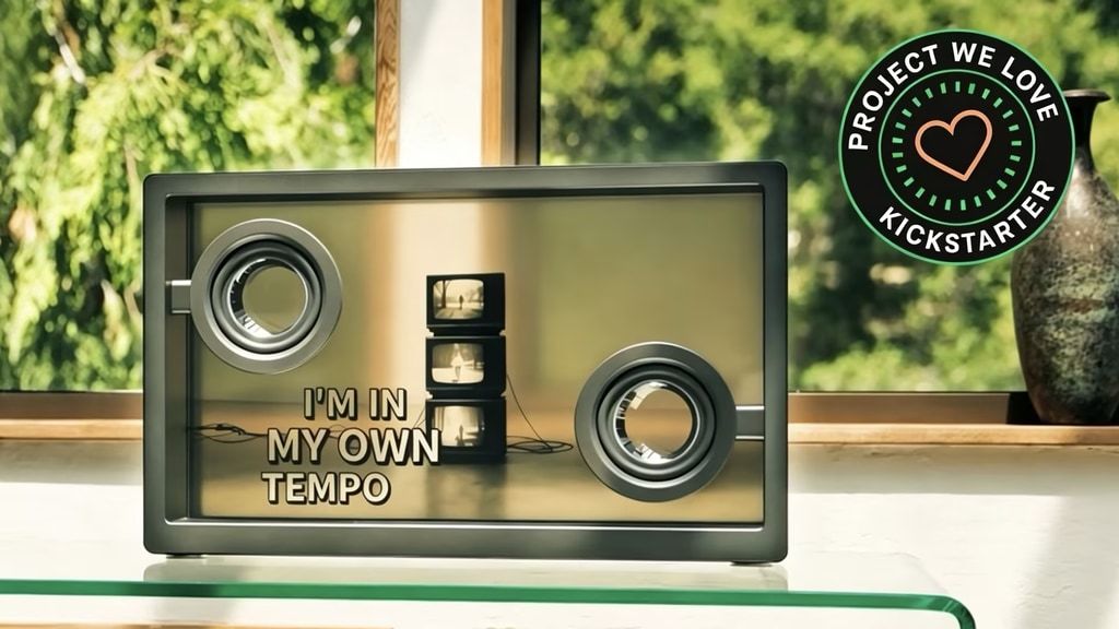 MorningBlues SonicGlass A1: Speaker with Lyric Display