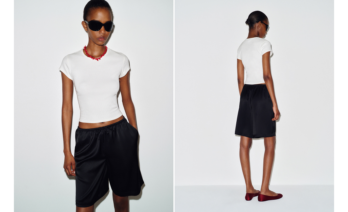 Sandy Satin Short