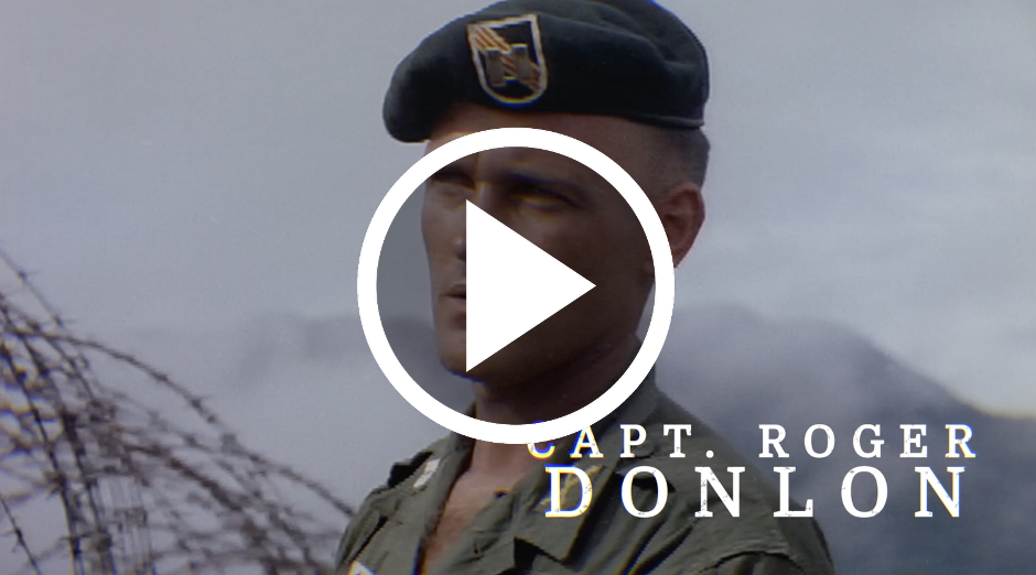 Capt. Roger Donlon earned the Medal of Honor for his heroism in Vietnam