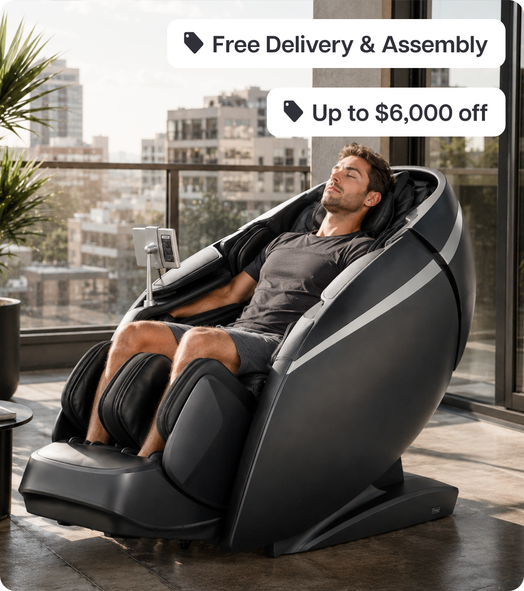 Free Delivery & Assembly, Up to $6,000 off