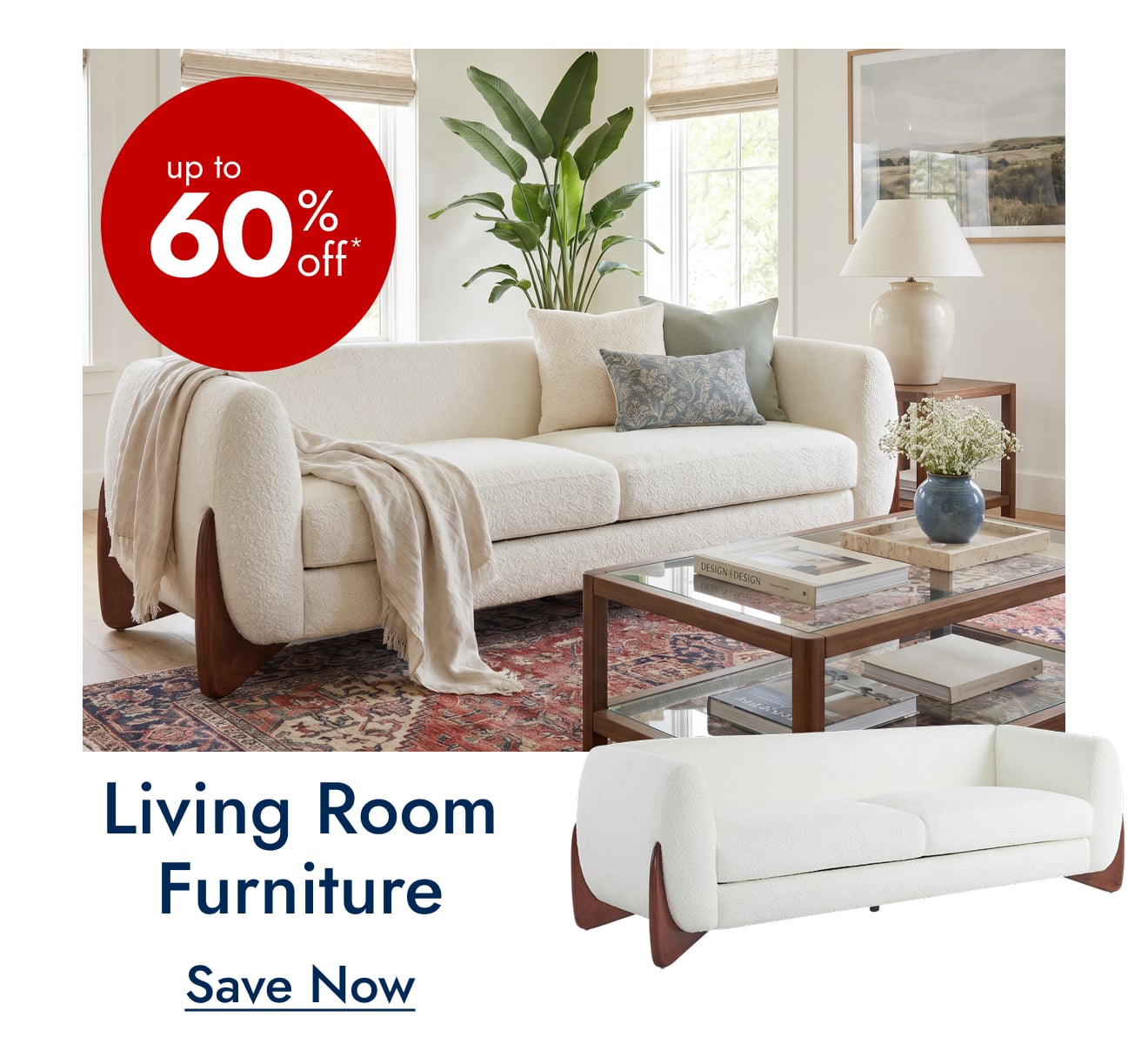 Living Room Furniture Up to 60% off