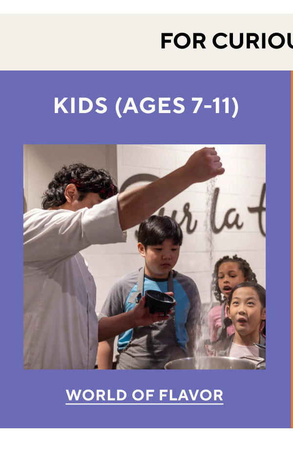 Kids 5-Day Summer Series: World of Flavor