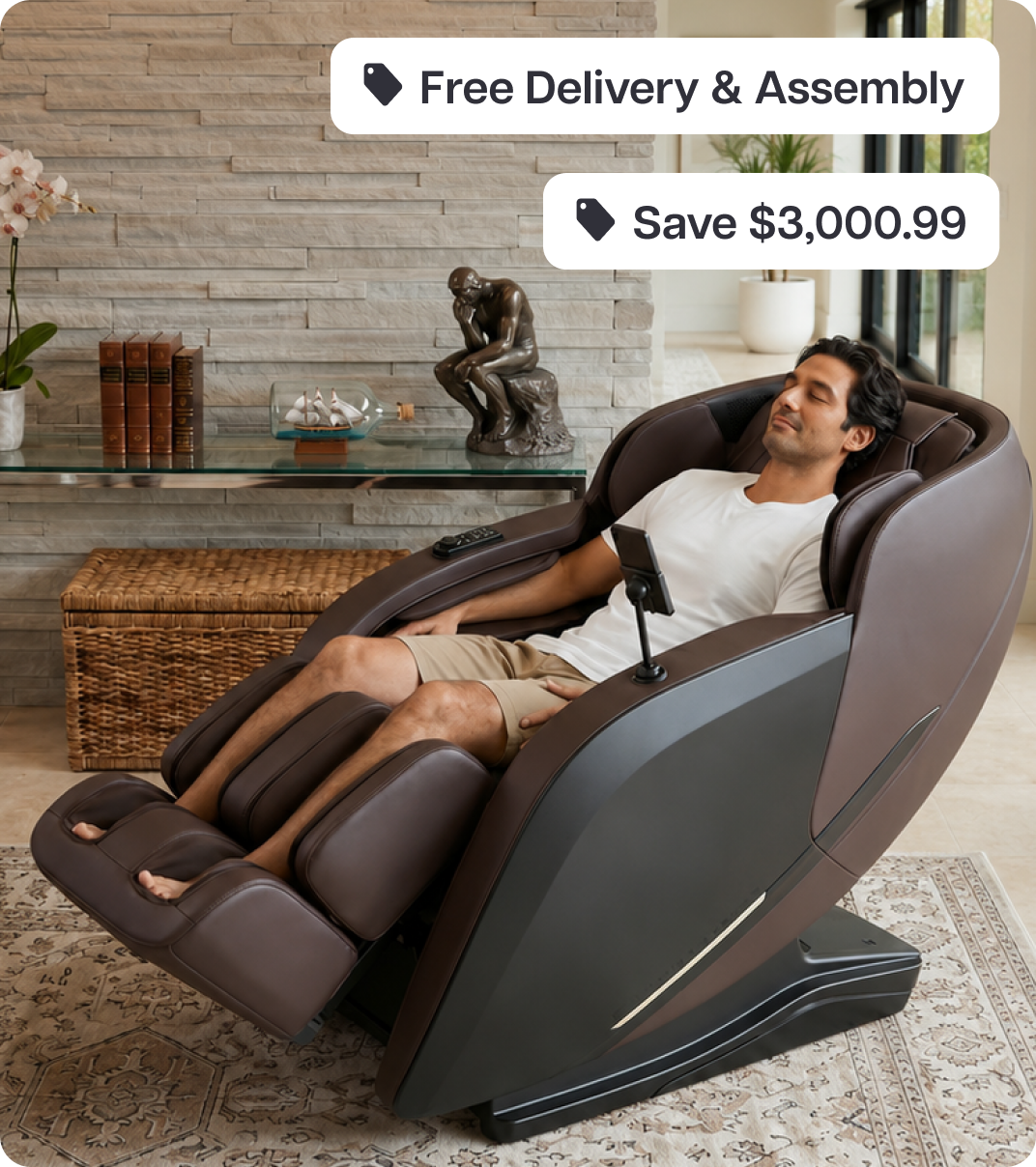 Free Delivery & Assembly + Save $3,000.99