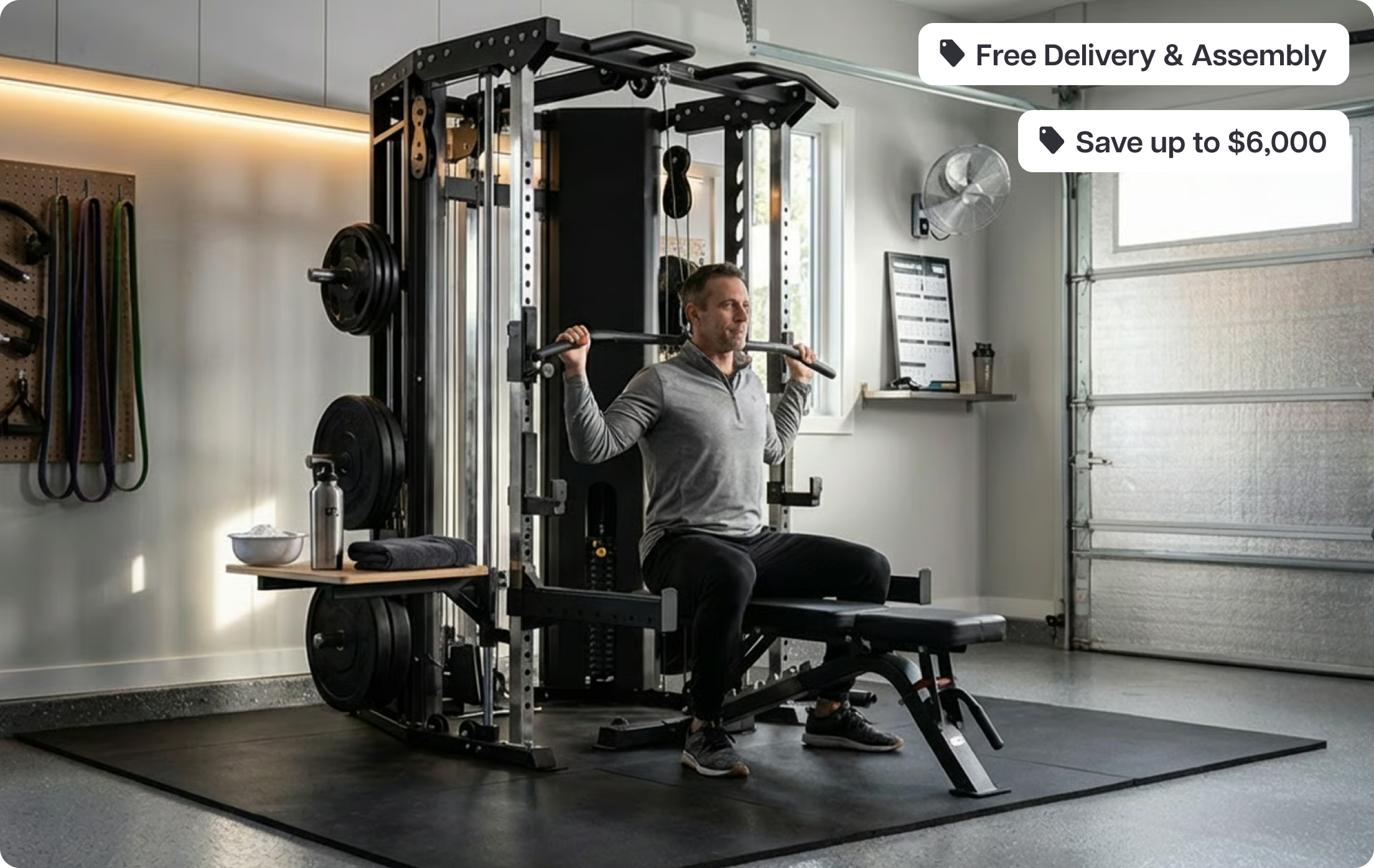 Free Delivery & Assembly + Save up too $6,000