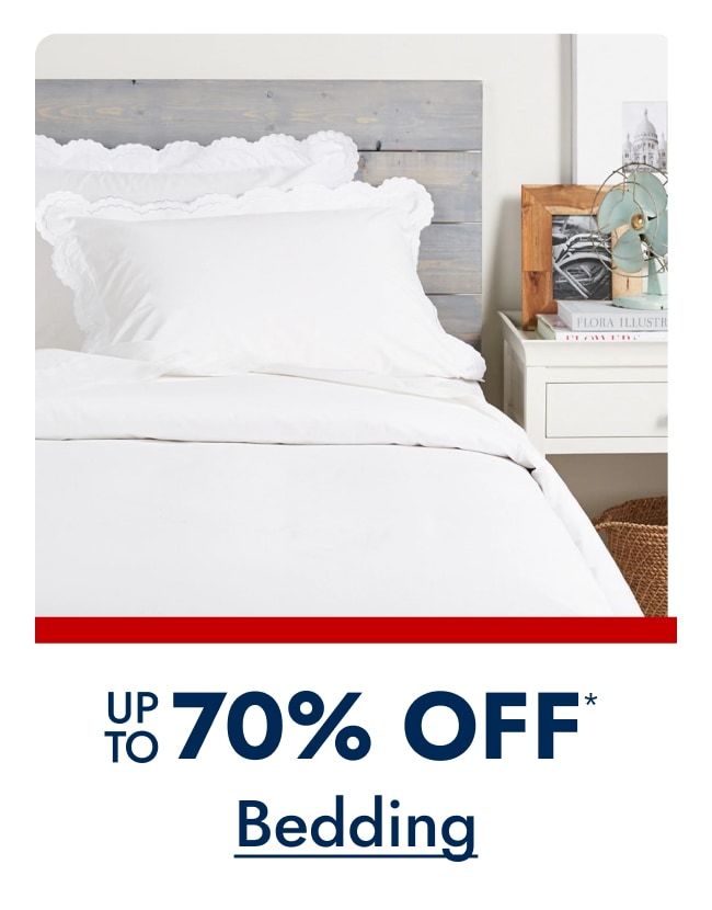 Bedding Up to 70% off