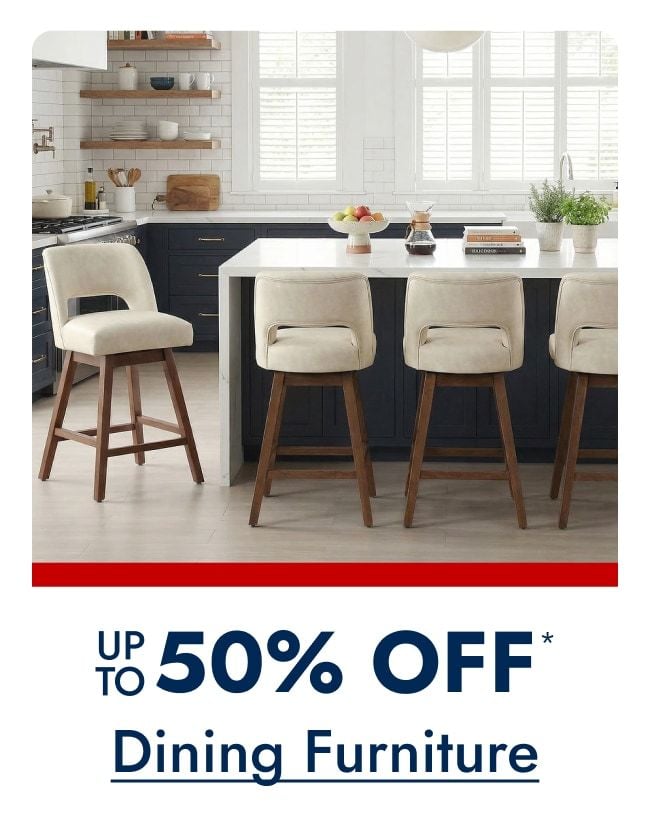 Dining Furniture Up to 50% off