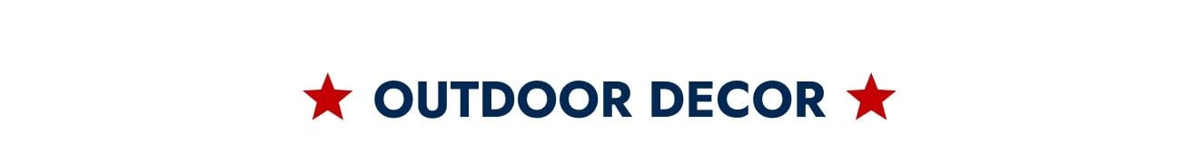 Save on Outdoor Decor