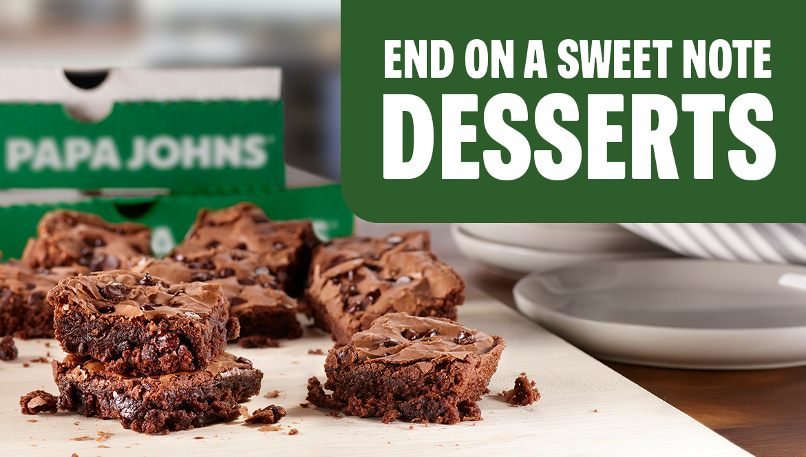 End on a Sweet Note - Desserts