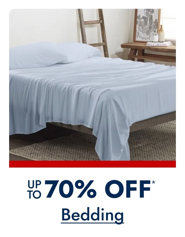 Bedding Up to 70% off