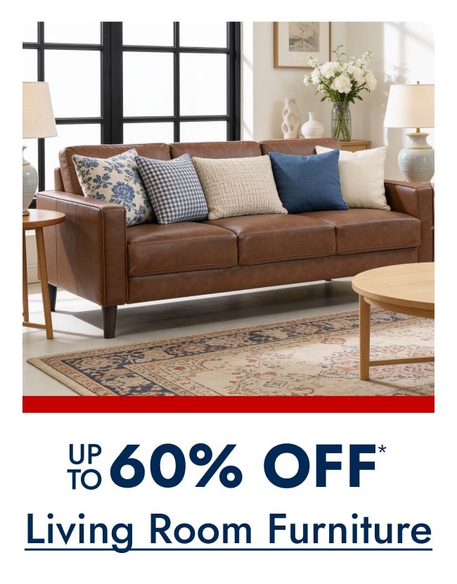Living Room Furniture Up to 60% off