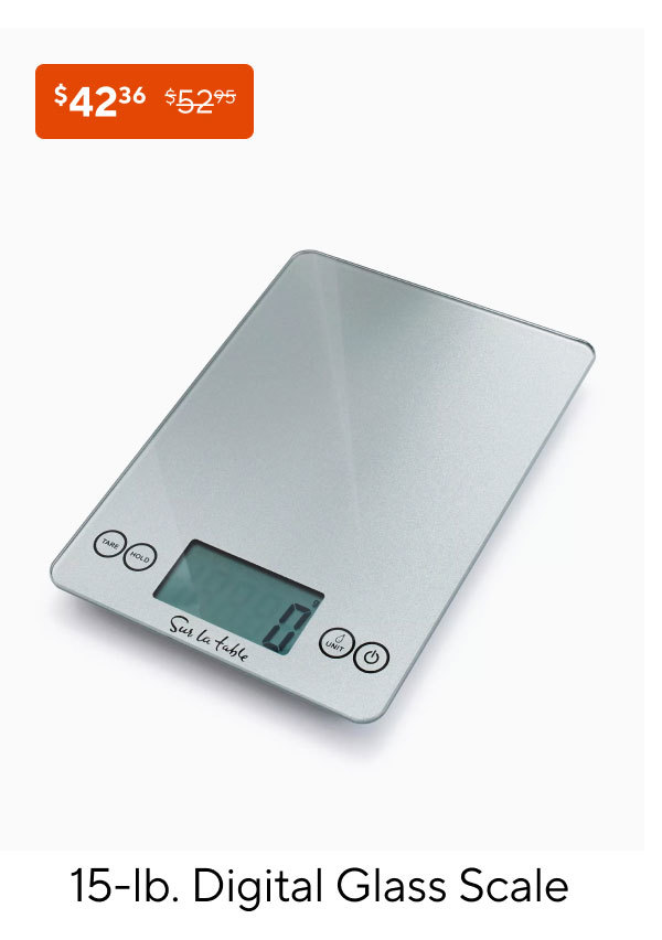 Sur La Table 15-lb. Digital Glass Scale
