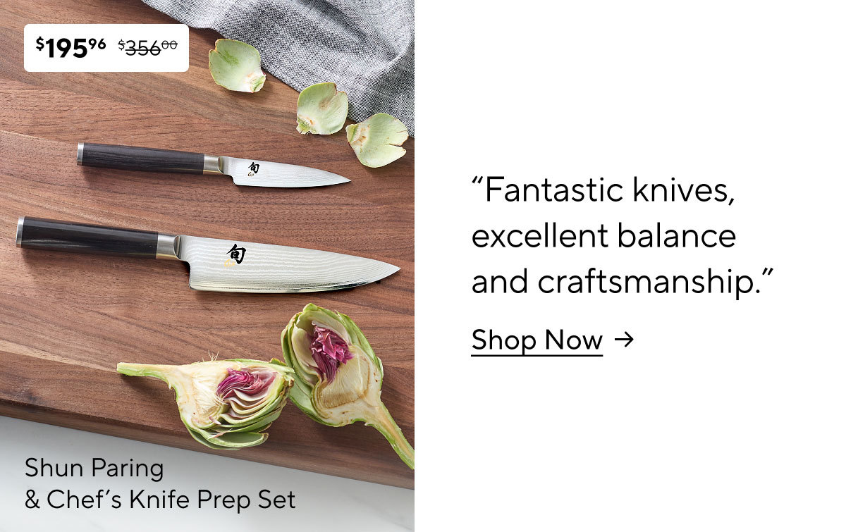 Shun Classic Paring & Chef's Knife Prep Set
