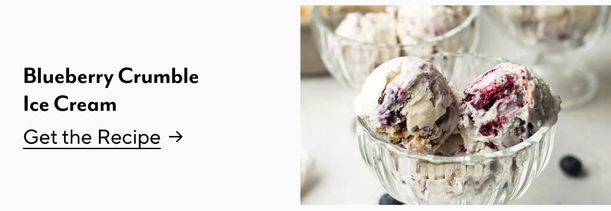 Blueberry Crumble  Ice Cream