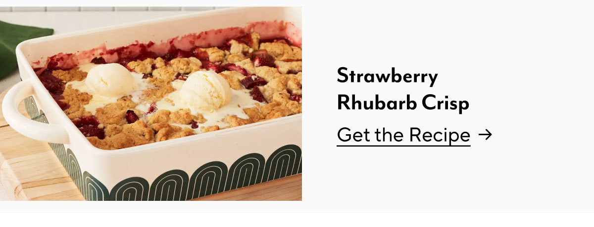 Strawberry  Rhubarb Crisp