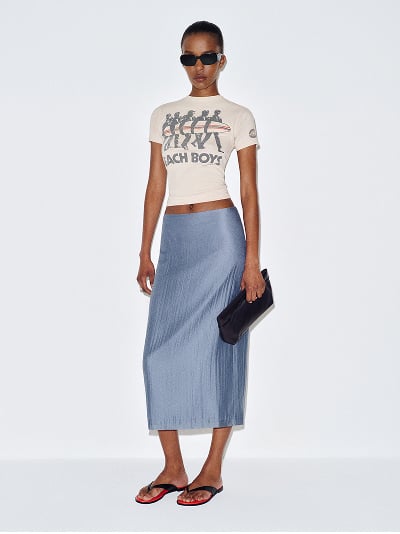 Helen Low Waist Midi Skirt