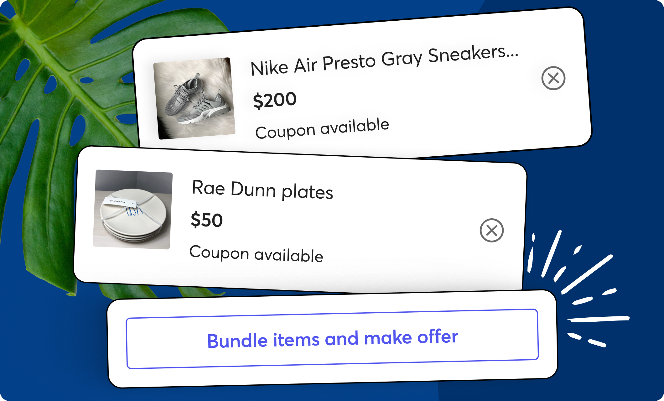 Bundle multiple items from the same seller