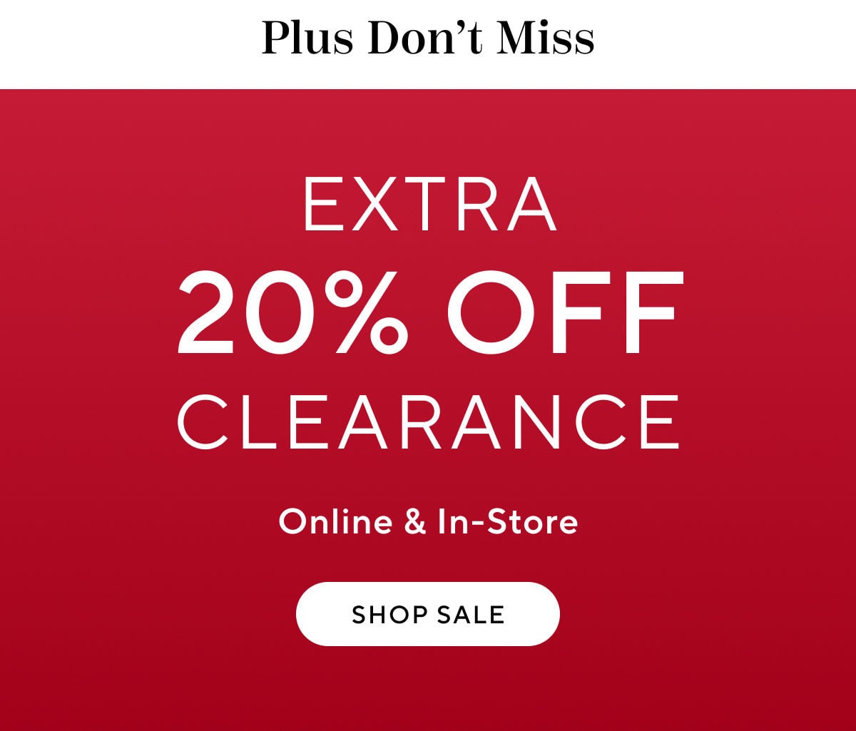 Shop Clearance