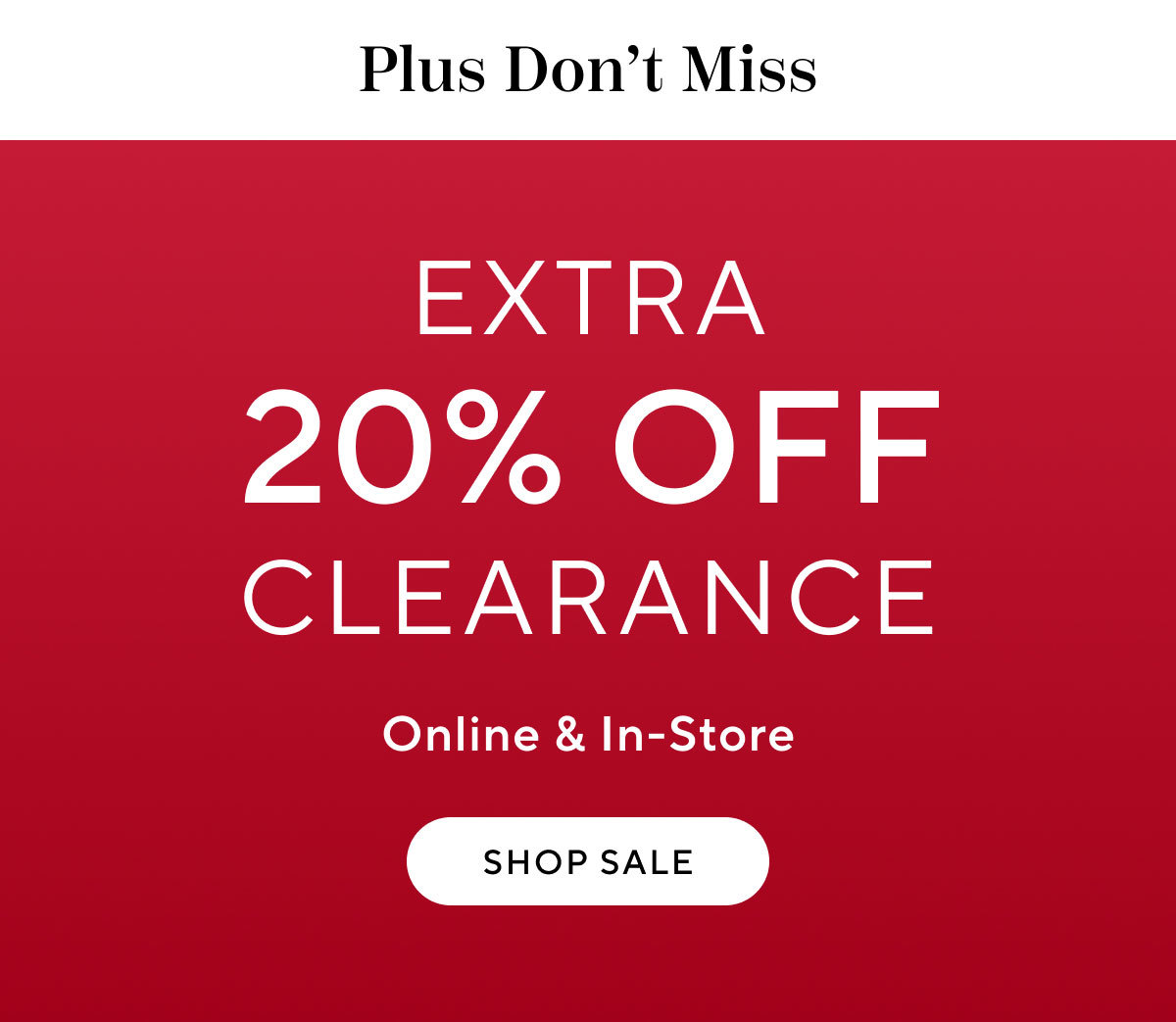 Clearance 