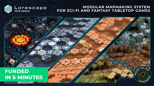 Lorescape: Into Space – Modular Sci-Fi Terrain