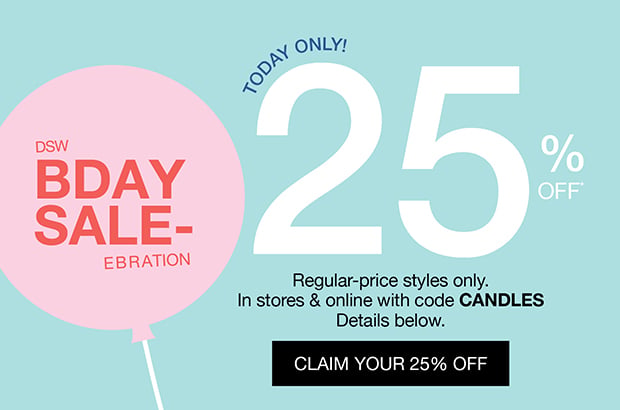 Today only! 25% Off* | Regular-price styles only. In stores & online with code CANDLES | Claim Your 25% Off