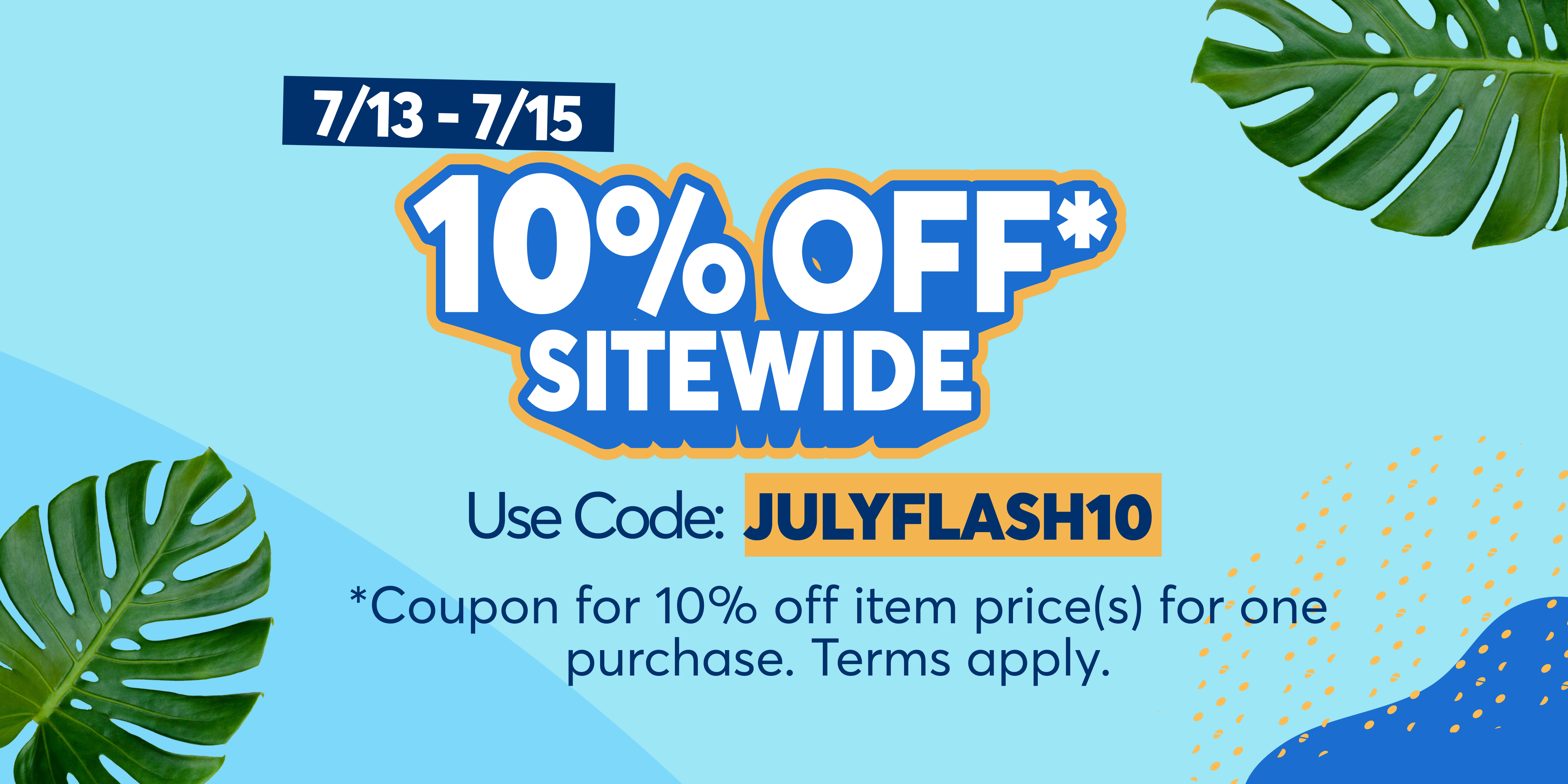 July flash deal