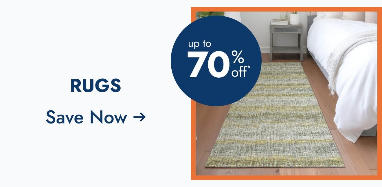 Rugs up to 70% off 