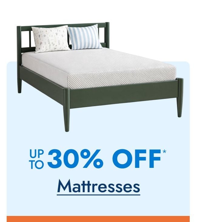 Mattresses up to 30% off