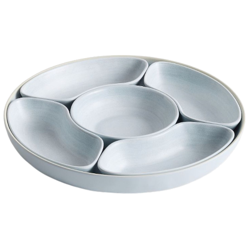 Pottery Barn Larkin Melamine Multi-Condiment Server