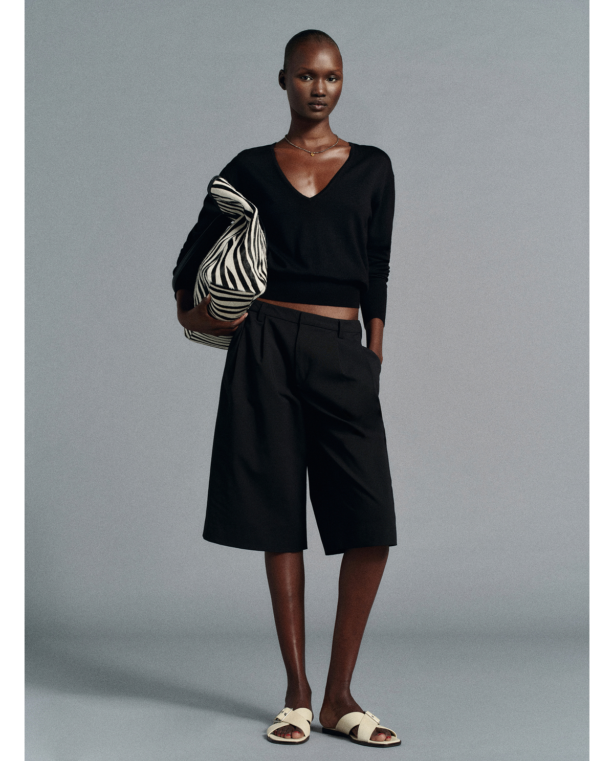 Micah V-Neck Sweater Top