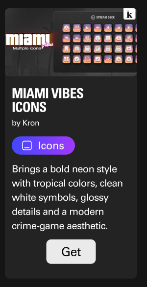 Miami Vibes Icons by Kron