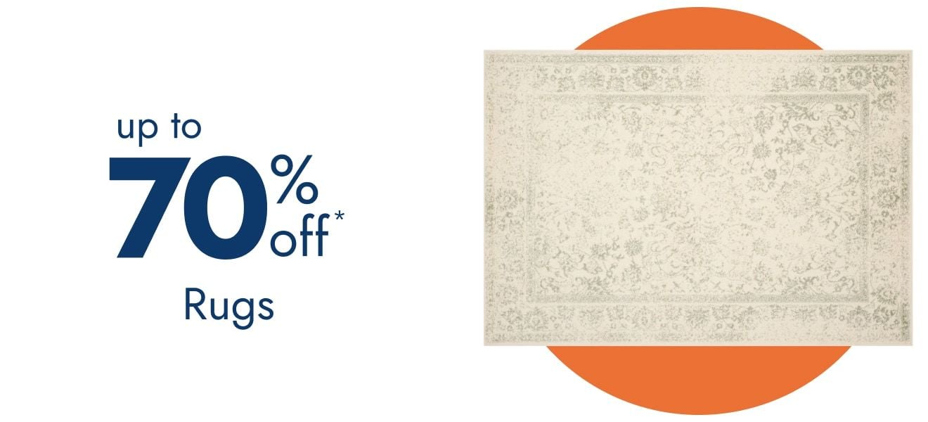 Rugs up to 70% off