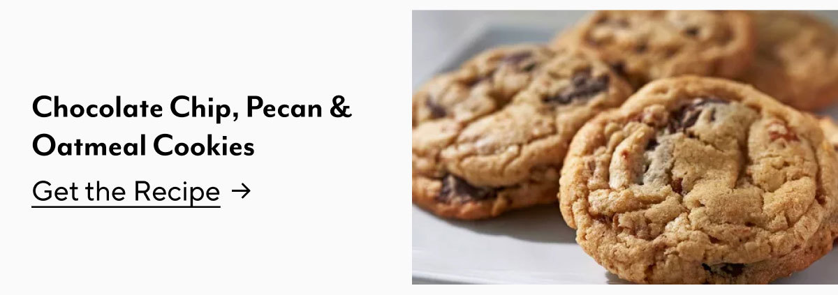 Chocolate Chip, Pecan And Oatmeal Cookies