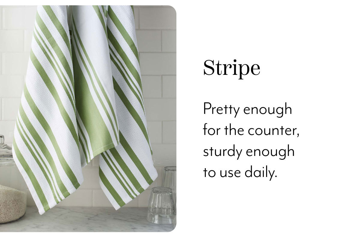 Sur La Table Striped Kitchen Towels, Set of 3