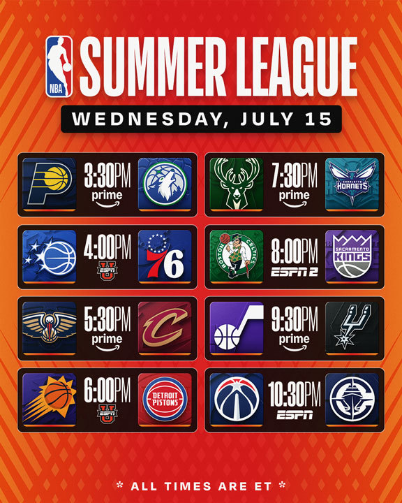 Today's schedule