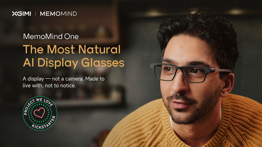 MemoMind One: Camera-Free, Privacy-First AI Display Glasses