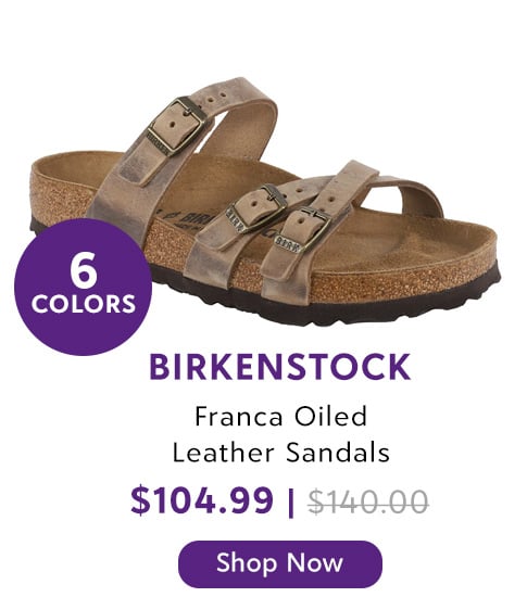 Birkenstock Franca Oiled Leather Sandals